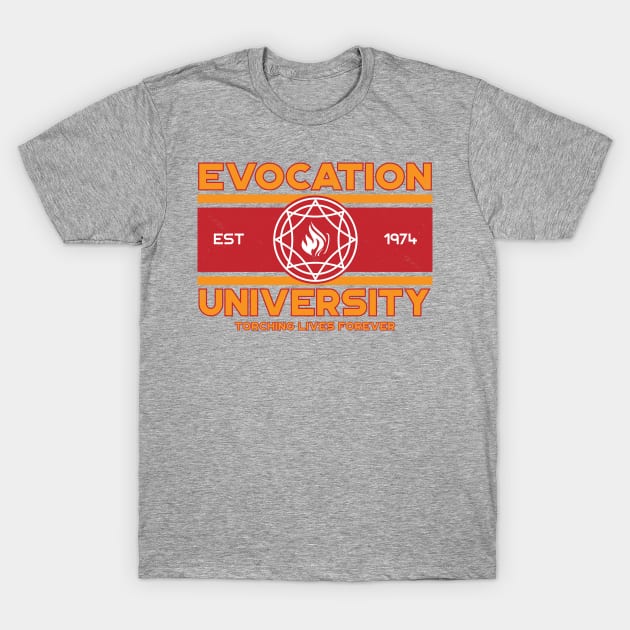 Evocation University T-Shirt by PixelSamuel